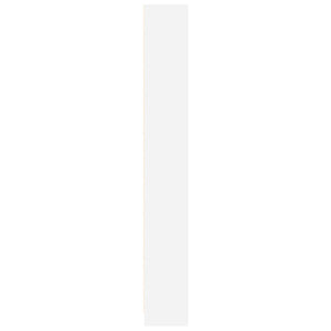 Bokhylla vit 60x24x176 cm konstruerat trä