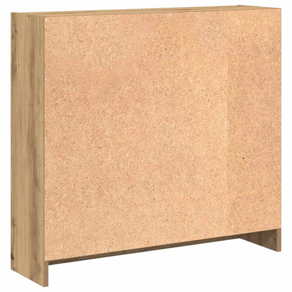 Bokhylla ek 80x24x76 cm konstruerat trä