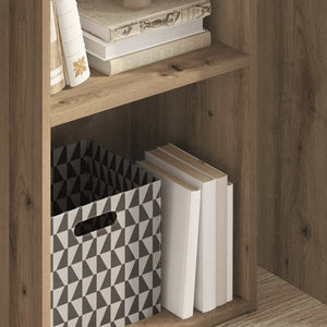 Bokhylla ek 40x30x77 cm konstruerat trä