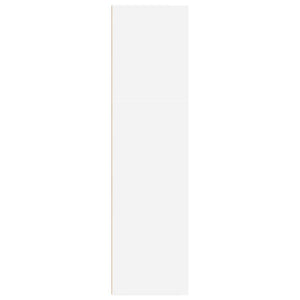 Bokhylla vit 40x30x114 cm konstruerat trä