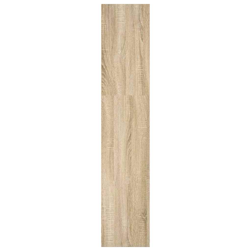 Bokhylla sonoma-ek 40x30x152 cm konstruerat trä