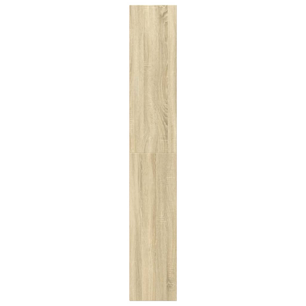 Bokhylla sonoma-ek 40x30x189 cm konstruerat trä