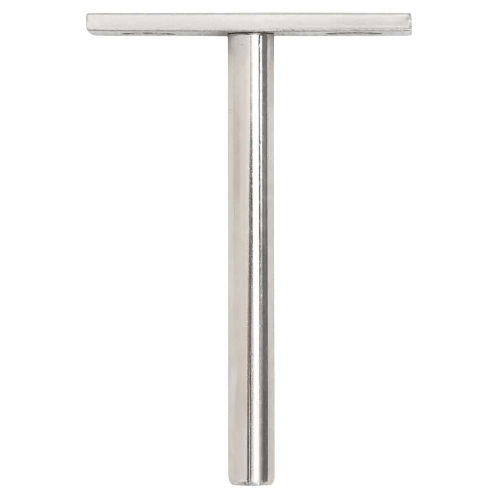 Konsoler för flytande hyllplan 12st osynlig Ø10x100 mm kolstål