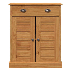 Badrumsskåp med hylla VIGO Brun och honungsgul 68 x 34 x 80 cm