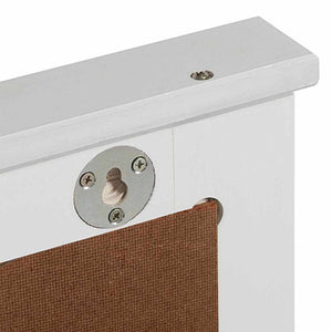 Spegel Rektangulär VIGO Antik vit 55,5 x 5 x 70 cm Massiv furu