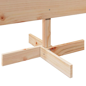 Julgran i trä 150 cm massiv furu