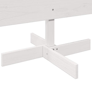 Julgran trä vit 180 cm massiv furu