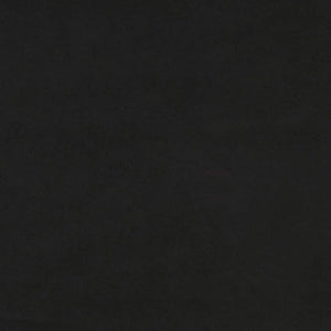 Ramsäng med madrass svart 160x210 cm sammet