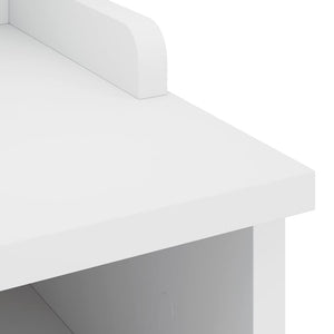 Hallbänk SANDNES vit 45x40x50 cm massiv trä furu