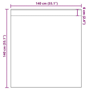 Voile gardiner med stångfickor 2 st svart