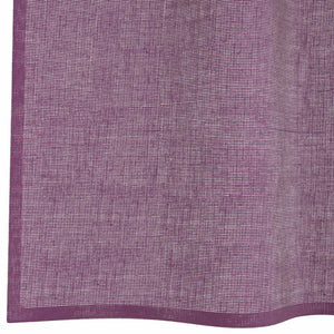 Voile gardiner med öglor 2 st lila 140x225 cm