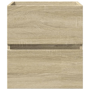 Tvättställsskåp sonoma-ek 41x38,5x45 cm konstruerat trä