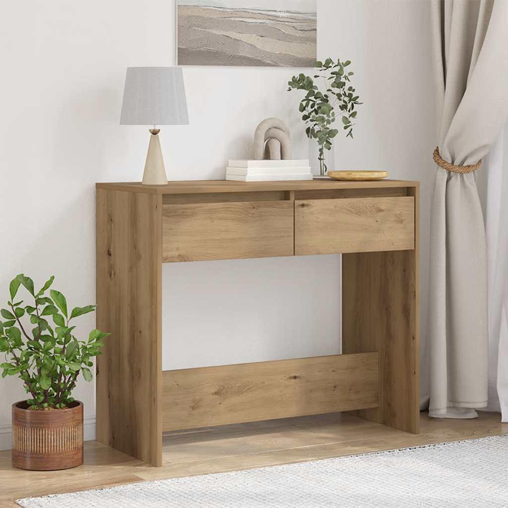 Avlastningsbord artisan ek 89x41x76,5 cm konstruerat trä