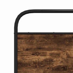 Sängram utan madrass sonoma-ek 107x203 cm konstruerad trä