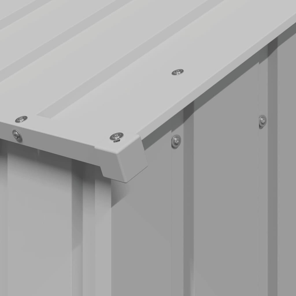 Hundkoja med tak 113x153x101 cm galvaniserat stål