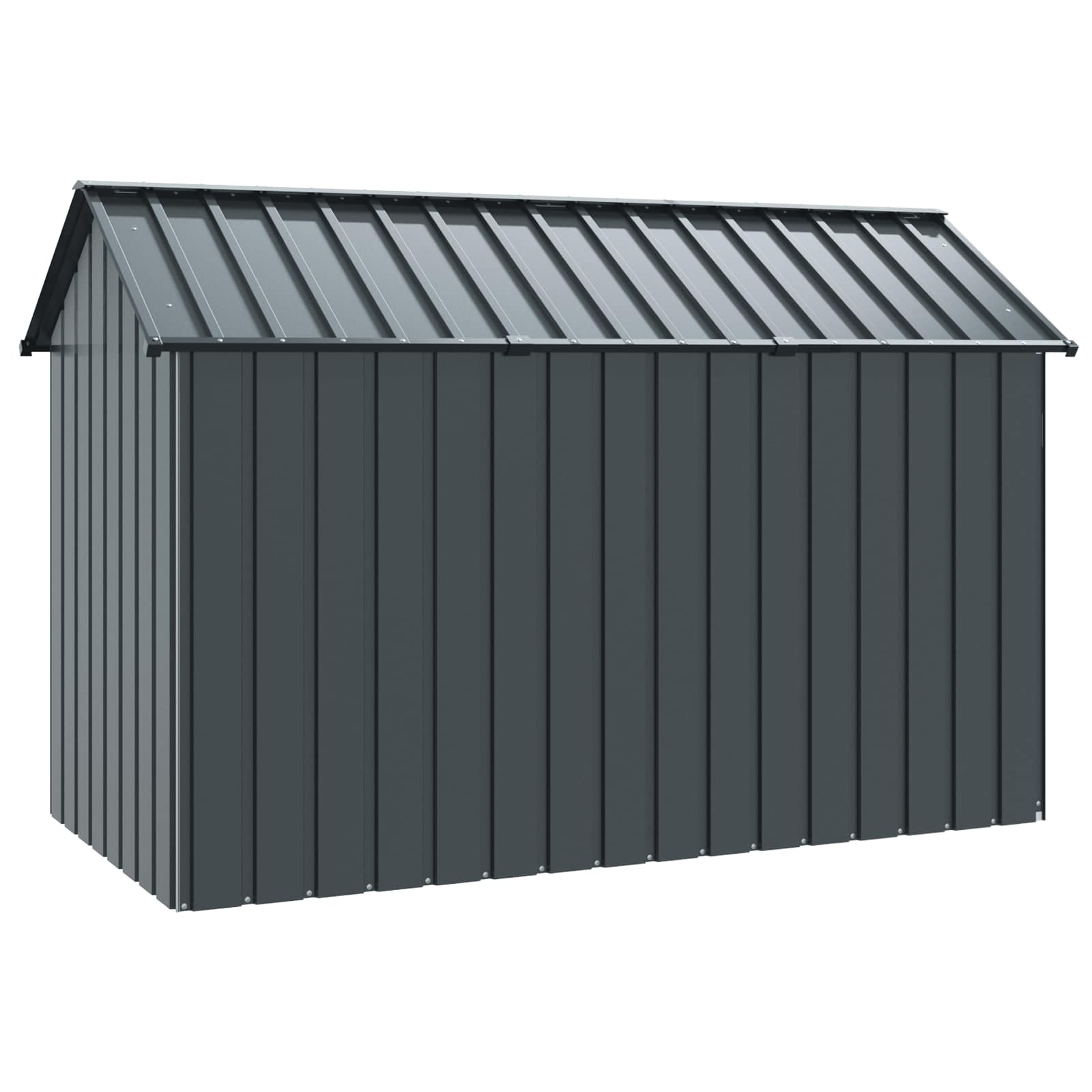 Fågelbur Antracit 215 x 112 x 141 cm Galvaniserat Stål