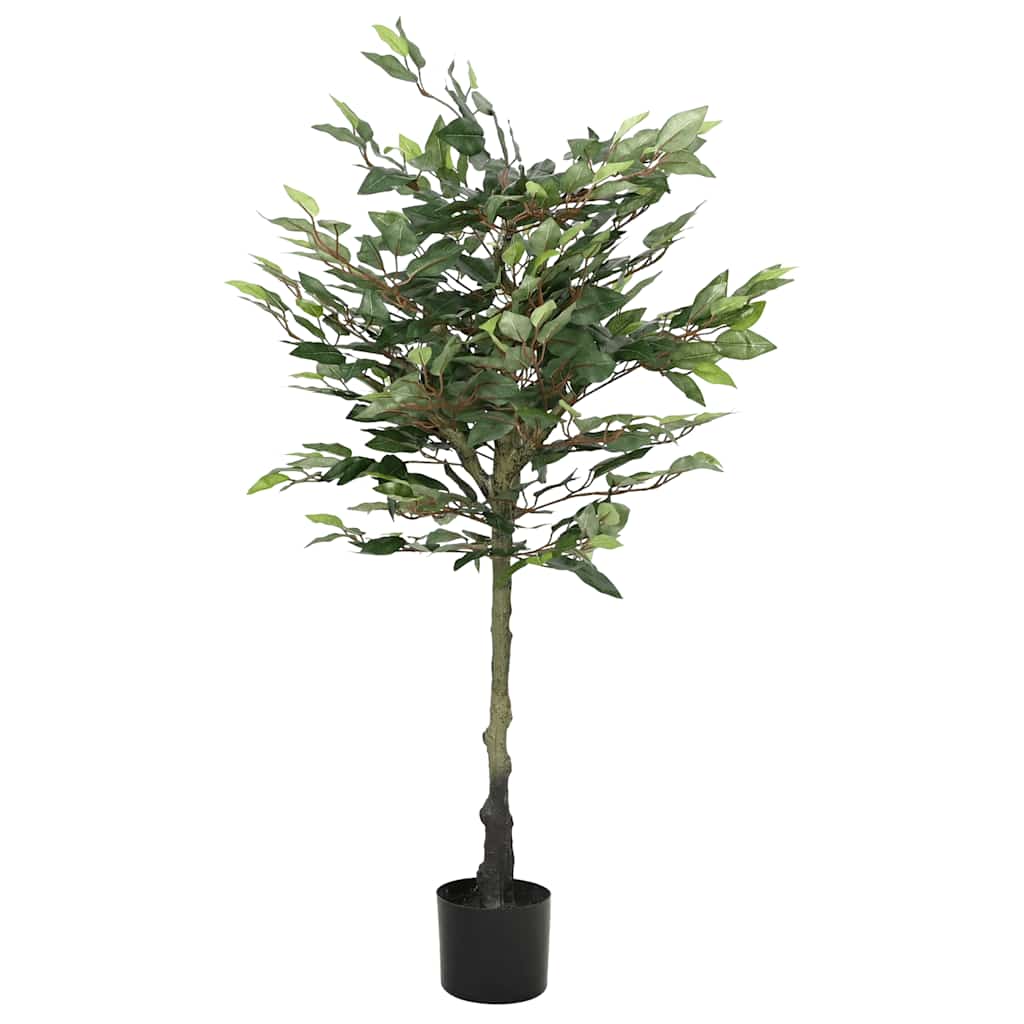 Konstgjort fikusträd 480 blad 130 cm grönt