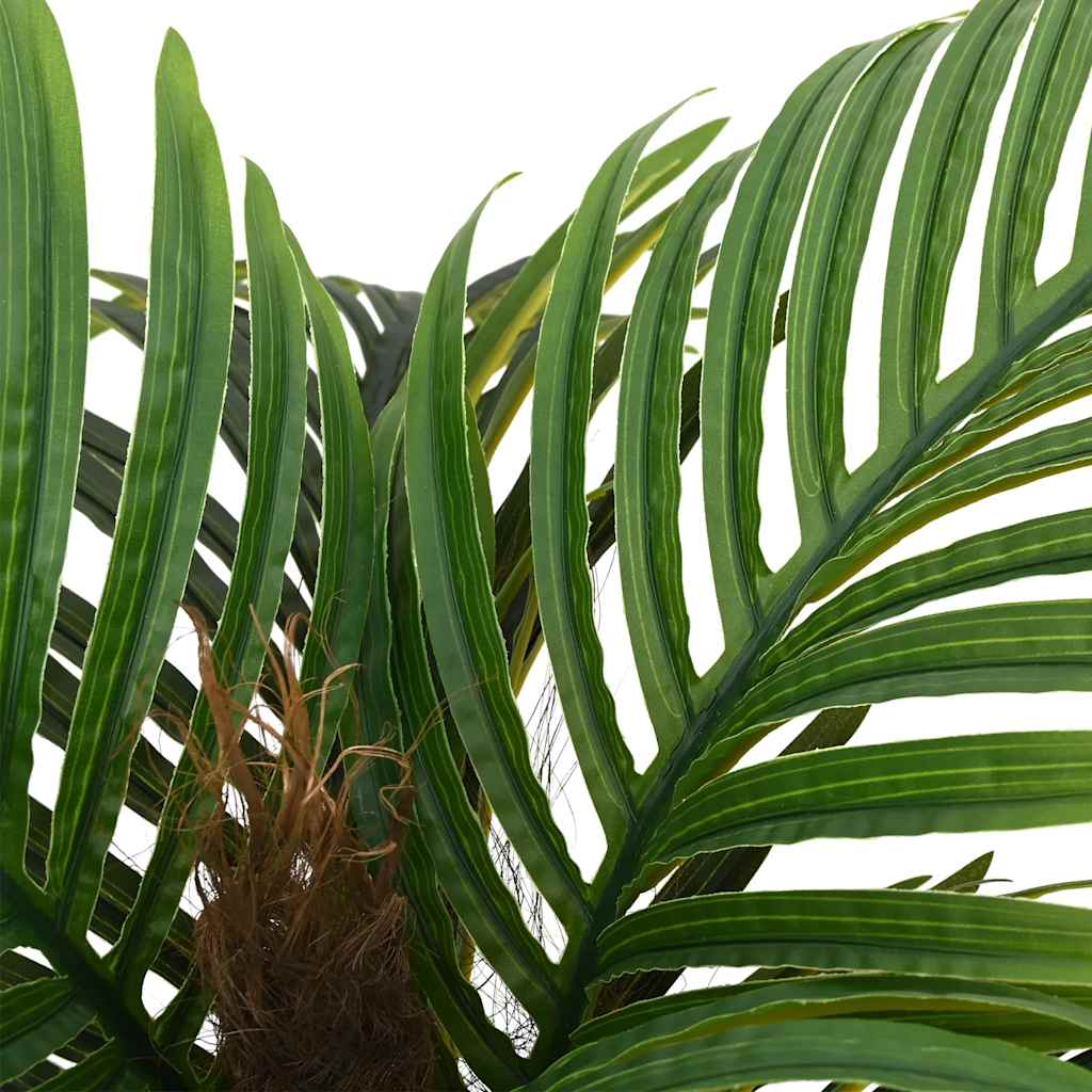 Konstgjord palm 6 blad 100 cm grön