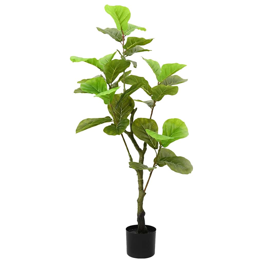 Konstgjort fikusträd 30 blad 125 cm grönt