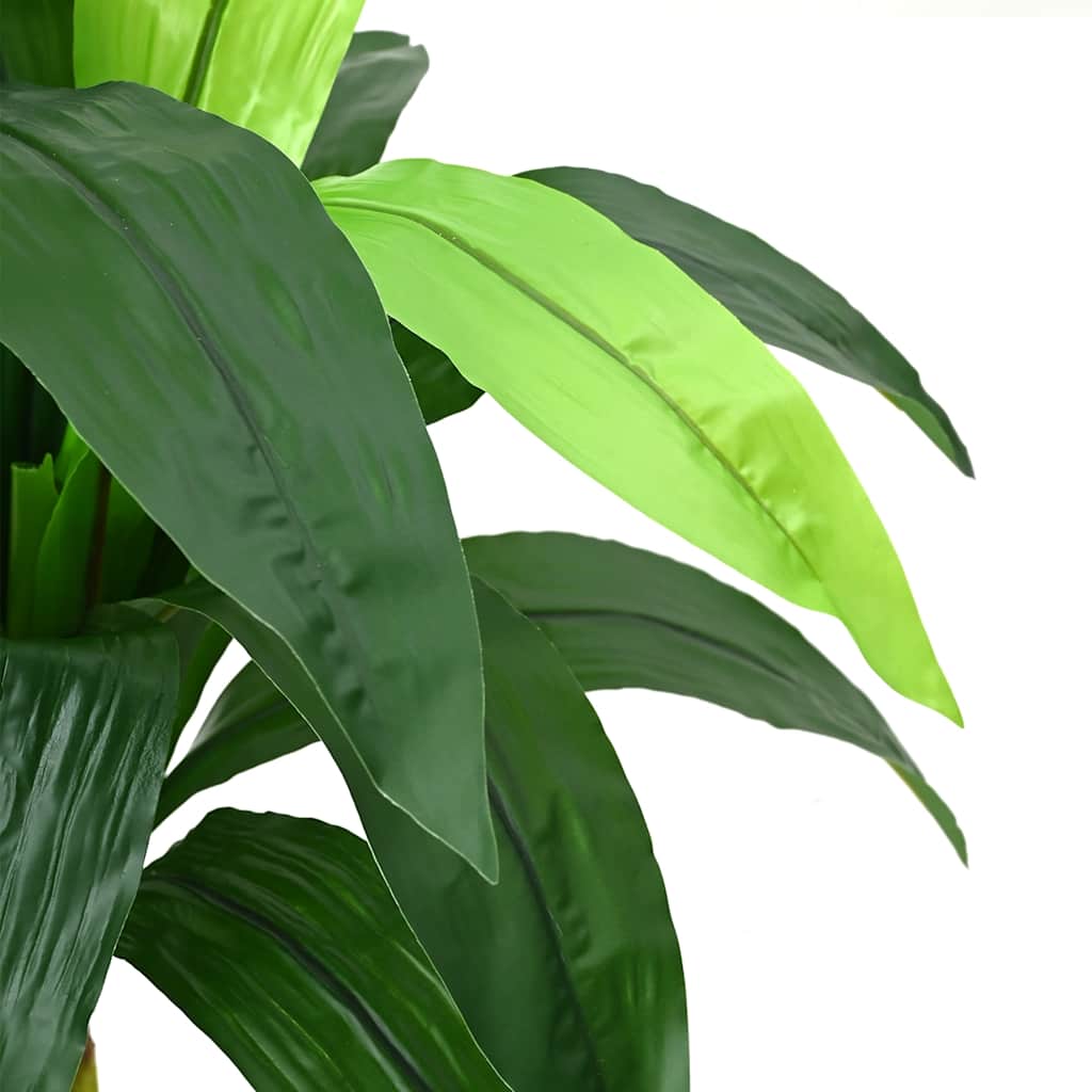 Konstgjort Dracaena-träd 36 blad 120 cm grönt