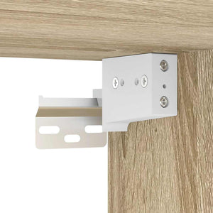 Väggmonterat sängbord sonoma-ek 45x26x28,5 cm