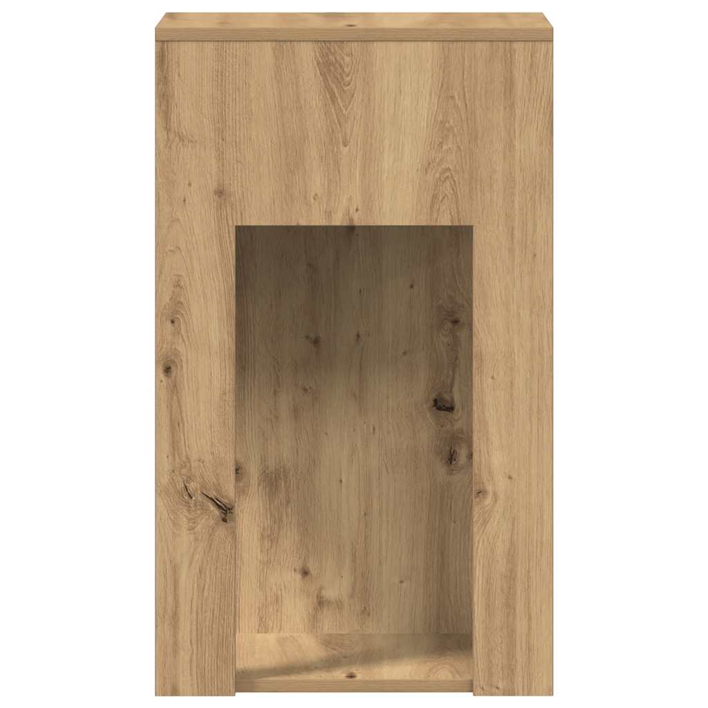 Datorstativ med låda ek 30x44x74 cm