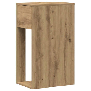 Datorstativ med låda ek 30x44x74 cm