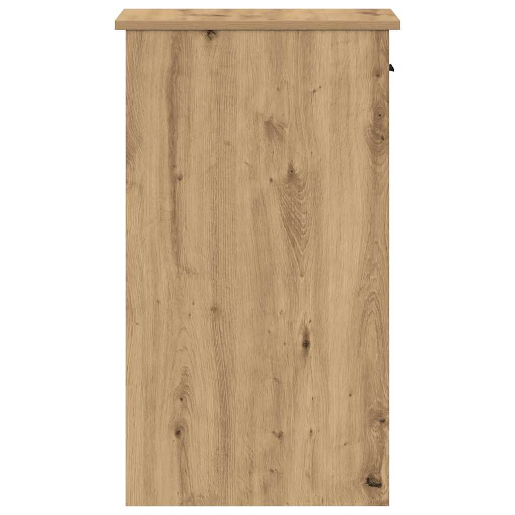 Datorstativ med låda ek 35x45x77 cm