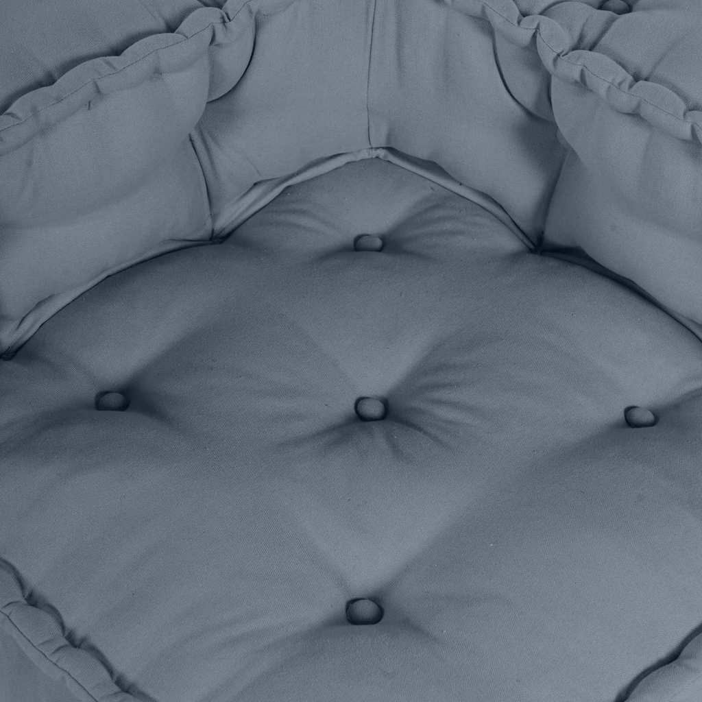 Modulär soffa 3 pcs Grå 140 x 70 x 36 cm tyg