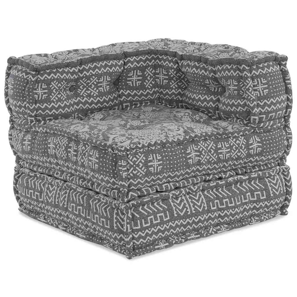 Modul Hörnsoffa Ljusgrå 70 x 70 x 56 cm tyg