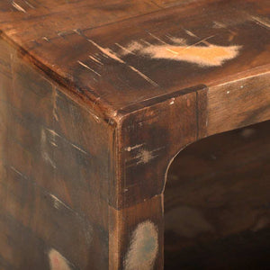 TV-skåp Flerfärgsdesign 60 x 30 x 25 cm Massivt återvunnet trä