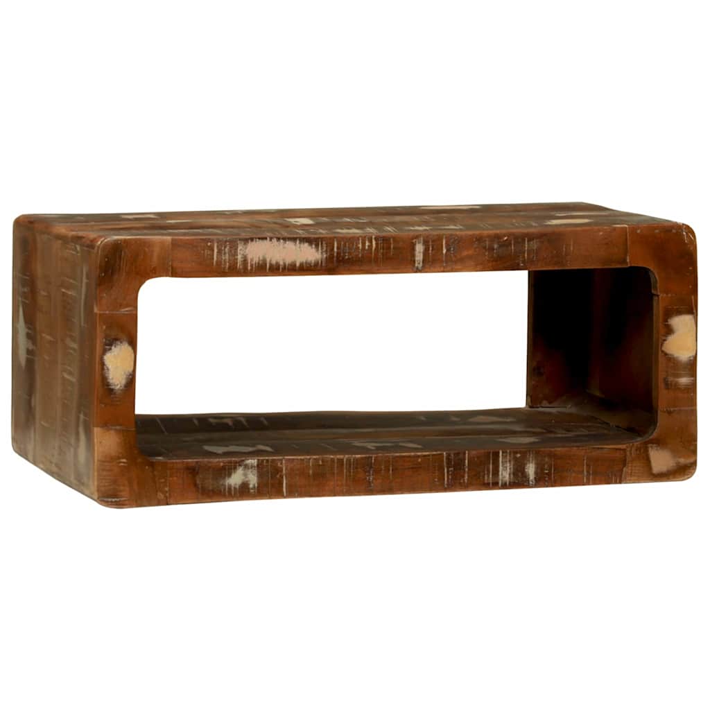 TV-skåp Flerfärgsdesign 60 x 30 x 25 cm Massivt återvunnet trä