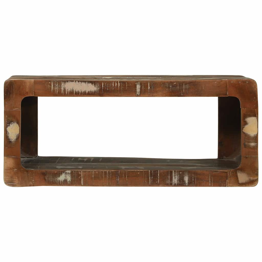 TV-skåp Flerfärgsdesign 60 x 30 x 25 cm Massivt återvunnet trä