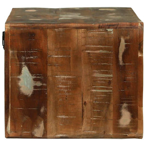 TV-skåp Flerfärgsdesign 60 x 30 x 25 cm Massivt återvunnet trä