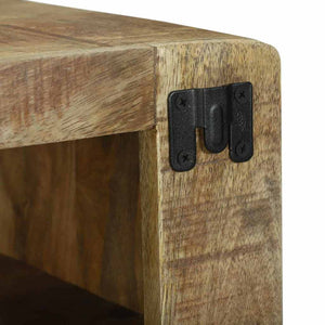 TV-skåp med hylla Brun 60 x 32 x 36 cm Massivt Mangoträ