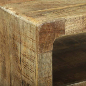 TV-skåp med hylla Brun 60 x 32 x 36 cm Massivt Mangoträ