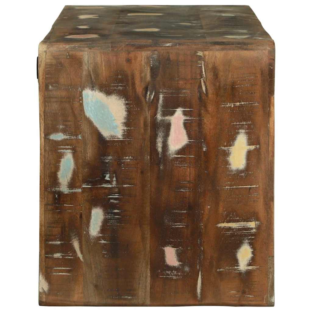 TV-skåp Flerfärgsdesign 100 x 32 x 36 cm Massivt återvunnet trä