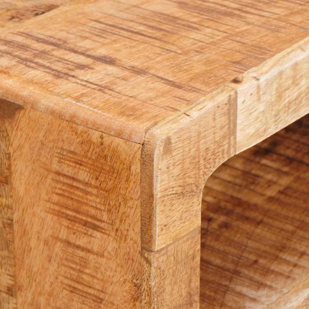 Smyckebord med lagring Brun 90 x 76 x 45 cm Massivt mangoträ