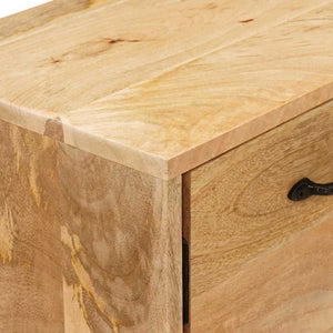 TV-bänkar med låda Brun 110 x 30 x 46 cm Massivt mangoträ