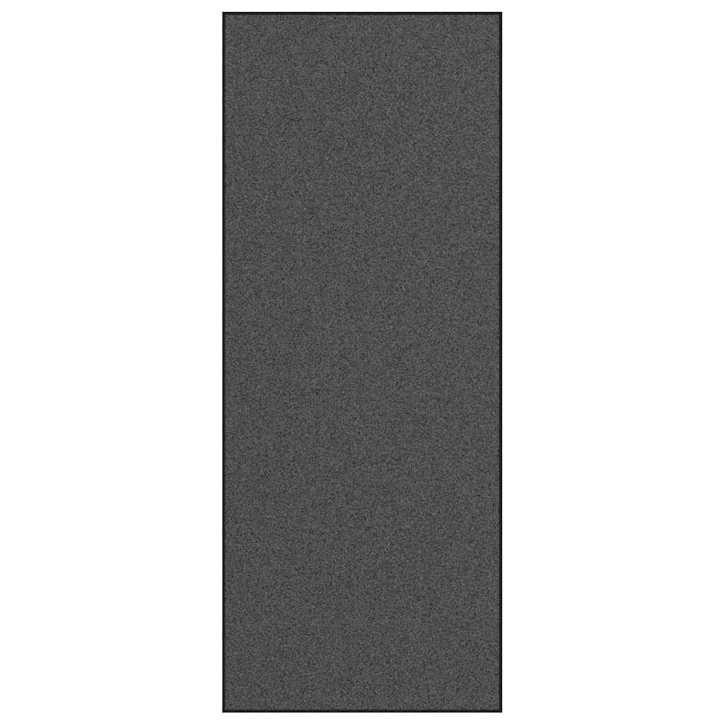 Dörrmatta Antracit och svart 120 x 300 cm Polyamid och PVC