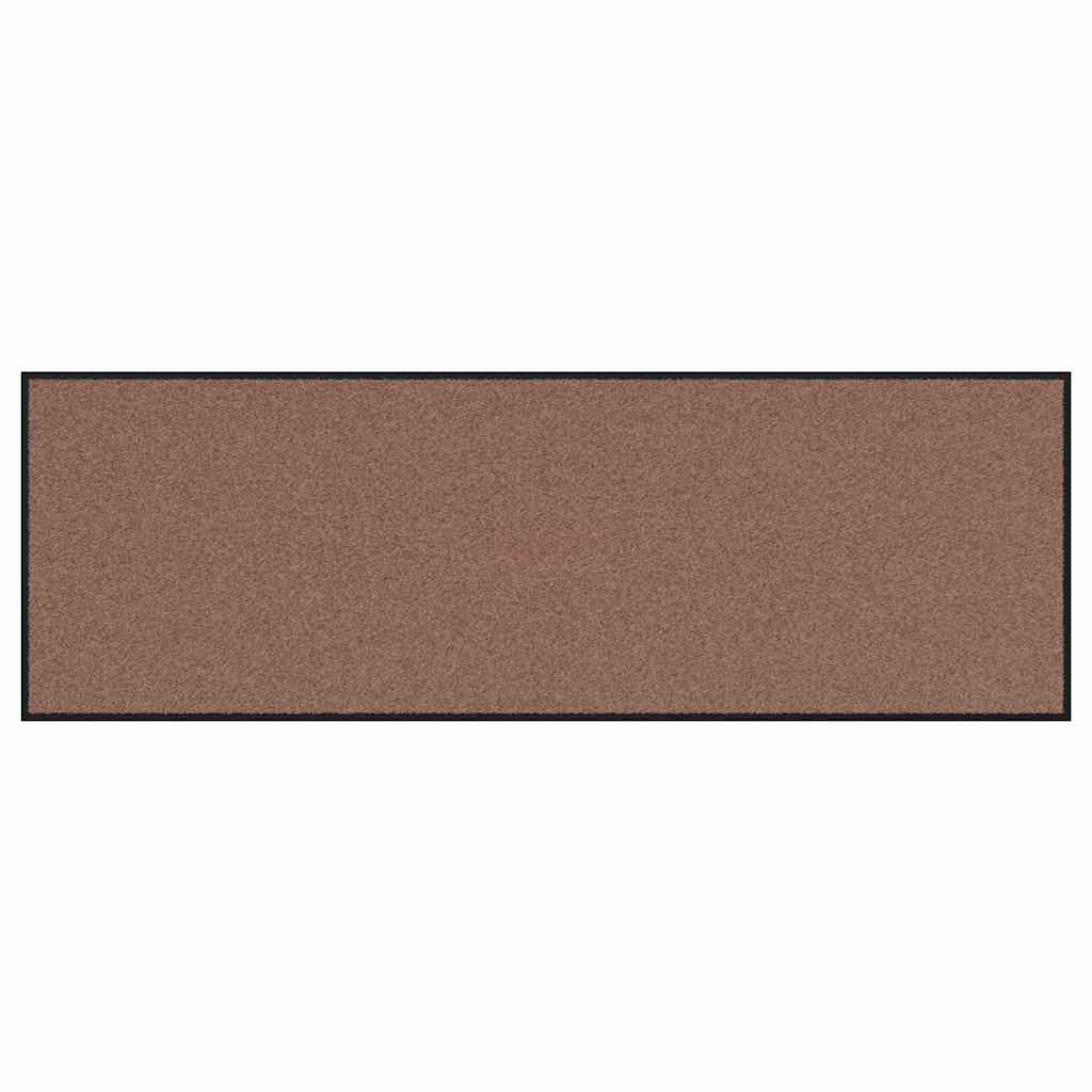 Dörrmatta Brun och svart 60 x 180 cm Polypropylen och vinyl