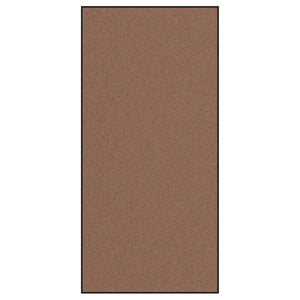 Dörrmatta Brun och svart 120 x 250 cm Polypropylen och vinyl