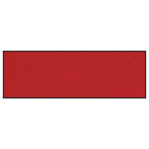 Dörrmatta Röd och Svart 60 x 180 cm Polypropylen och vinyl