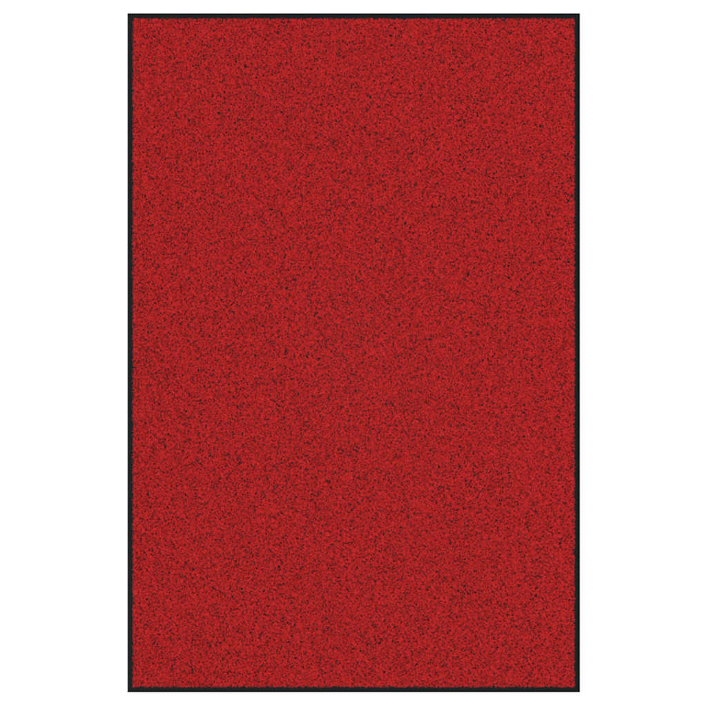 Dörrmatta Röd och Svart 120 x 180 cm Polypropylen och vinyl