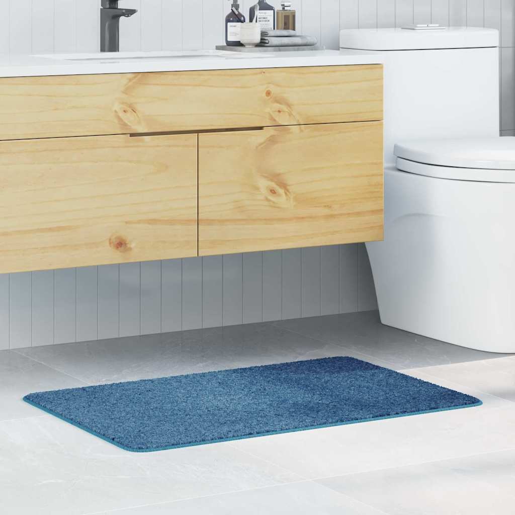 Halkfri Badmatta Blå 60 x 90 cm PP