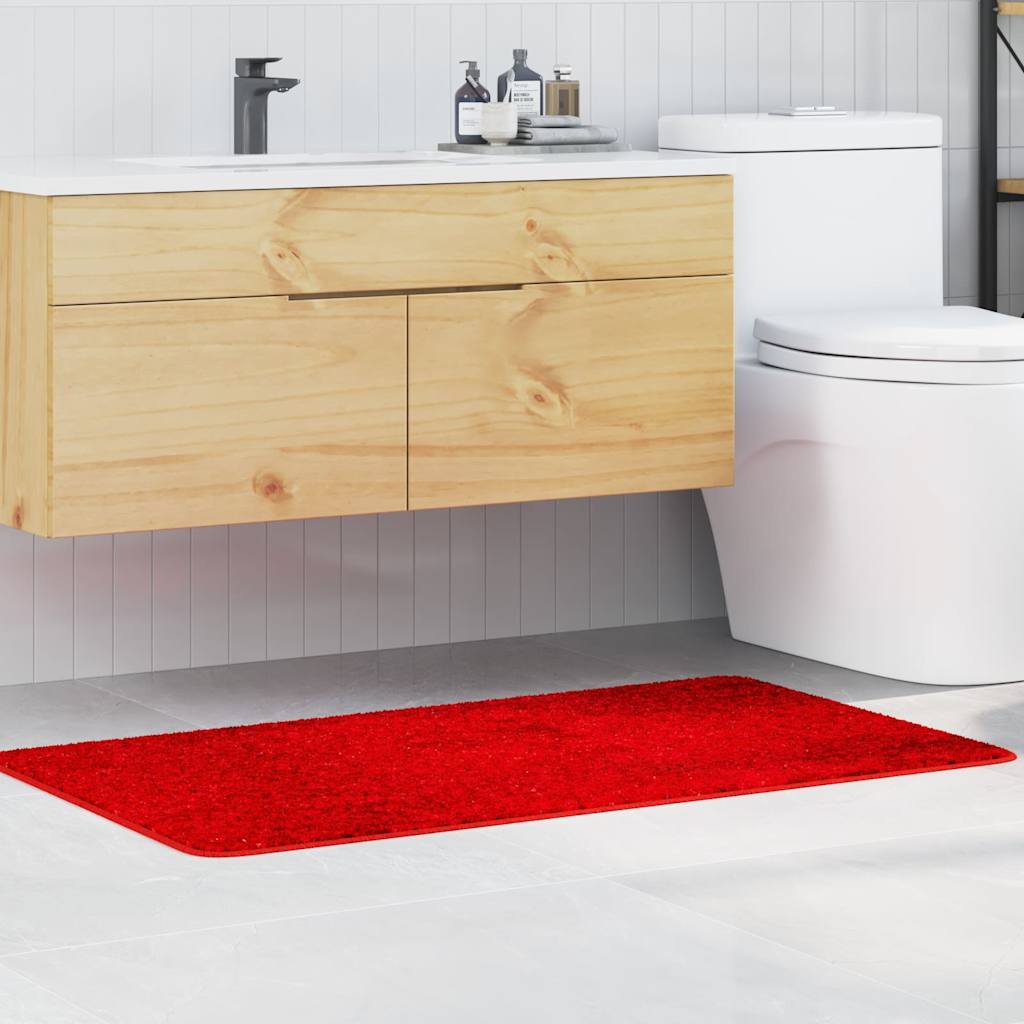 Halkfri Badmatta Röd 70 x 120 cm PP