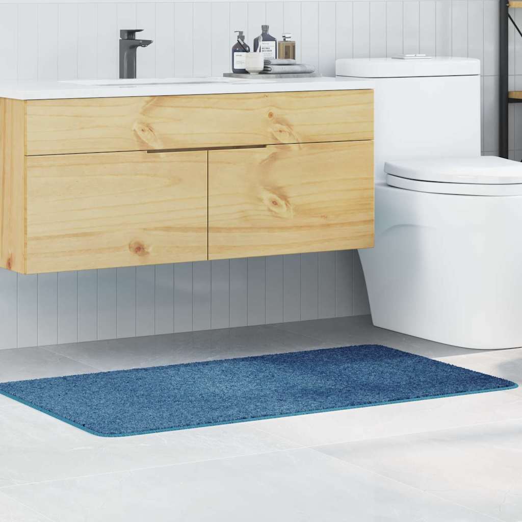 Halkfri Badmatta Blå 70 x 120 cm PP
