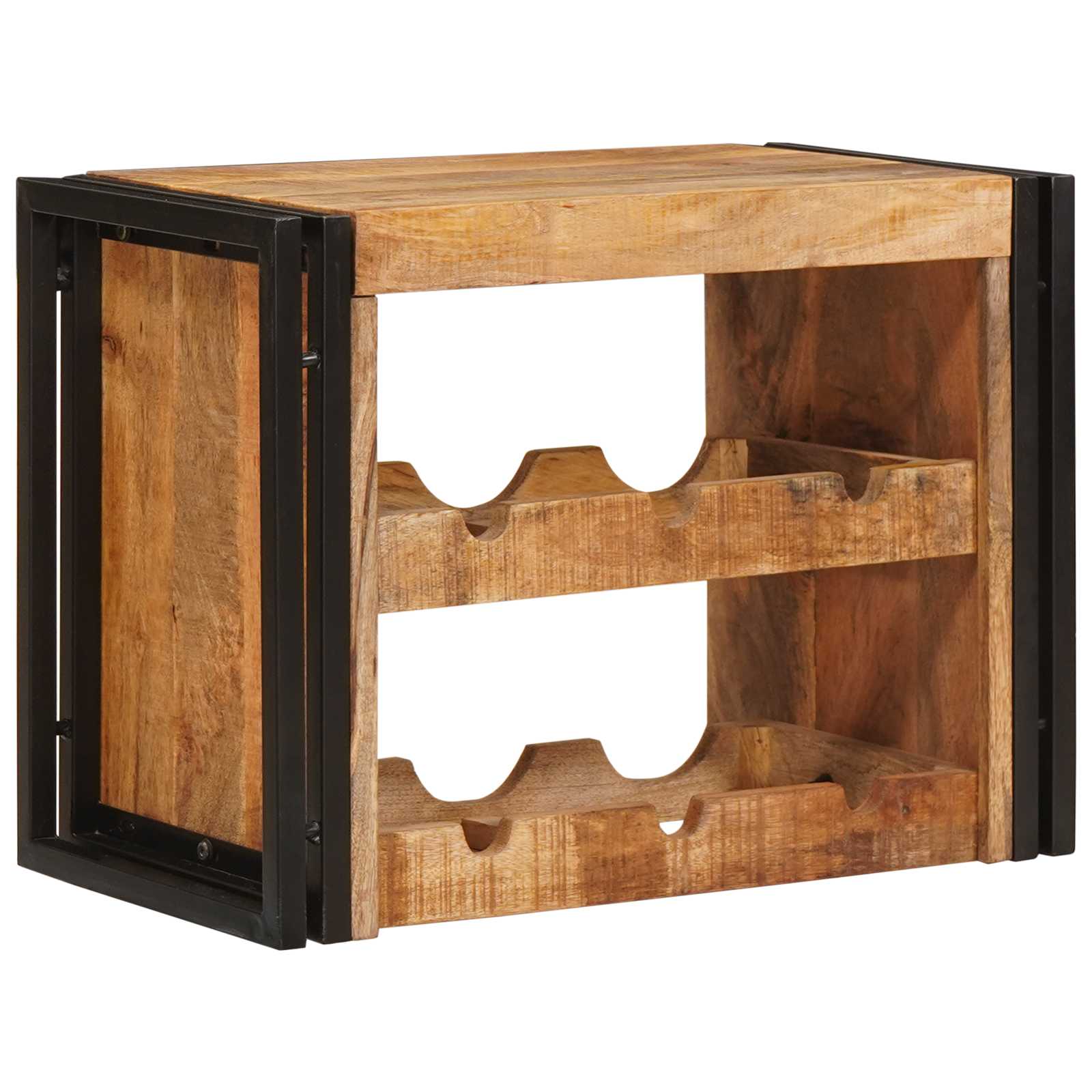 Vinställ Brun 60 x 45 x 33 cm Solid Grov Mangoträ