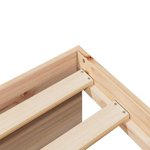 Dagbädd med madrass 90x190 cm massiv furu