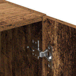 Köksskåp åldrat trä 38x41,5x131,5 cm konstruerat trä